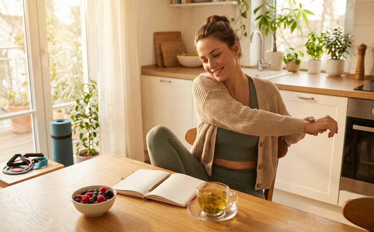 Photo-realistic editorial image for Cycle Syncing: How to Align Your Workouts and Diet With Your Menstrual Cycle