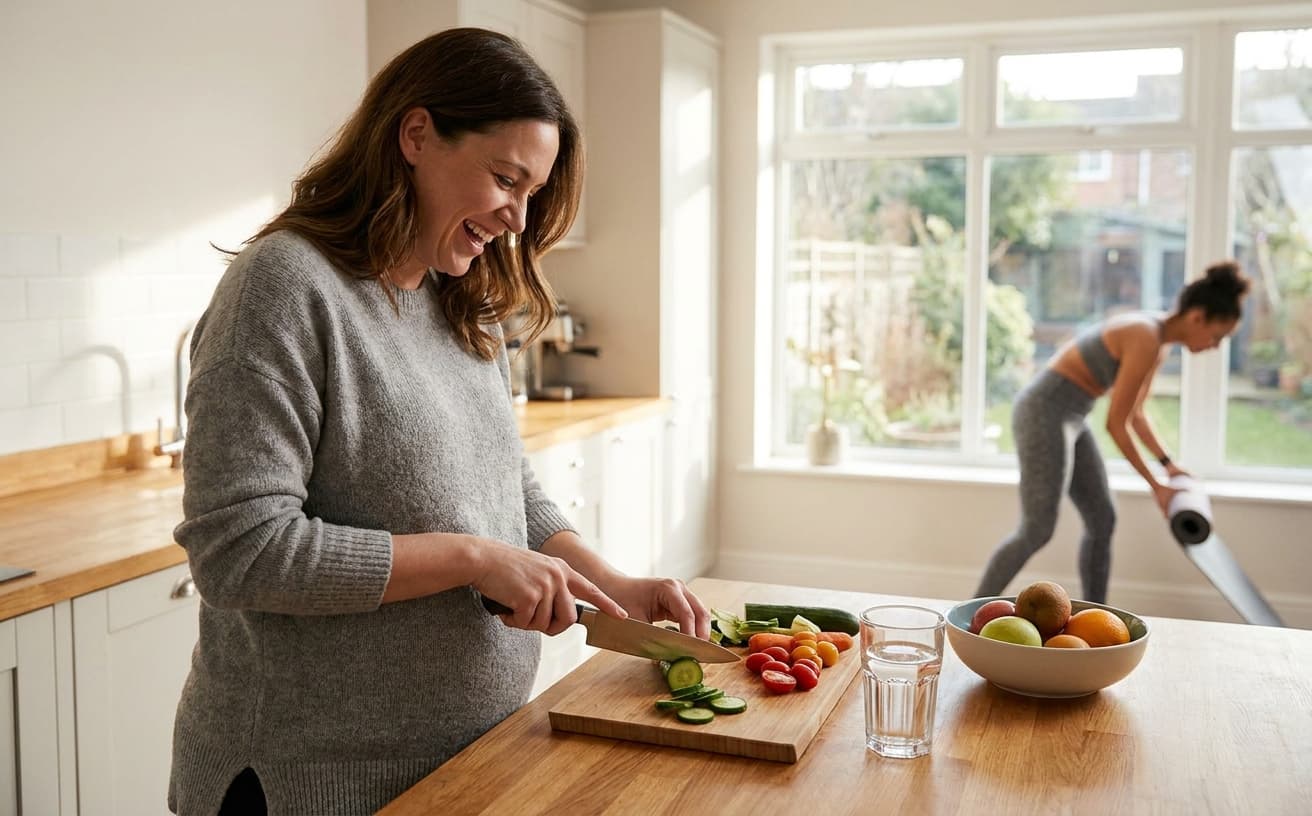 Photo-realistic editorial image for Gestational Diabetes: How to Lower Your Risk With Diet, Exercise, and Smart Prevention Strategies