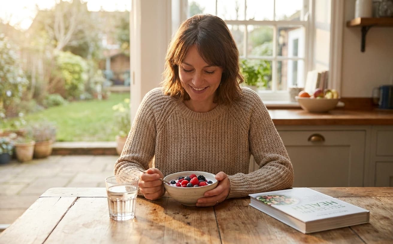 Photo-realistic editorial image for The Gut-Skin Axis: How Your Microbiome May Be Behind Your Acne, Eczema, and Rosacea