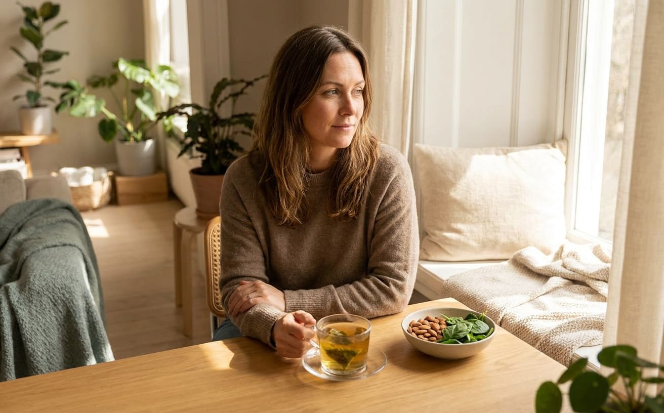 Photo-realistic editorial image for Magnesium Deficiency in Women: Signs You're Not Getting Enough and How to Fix It