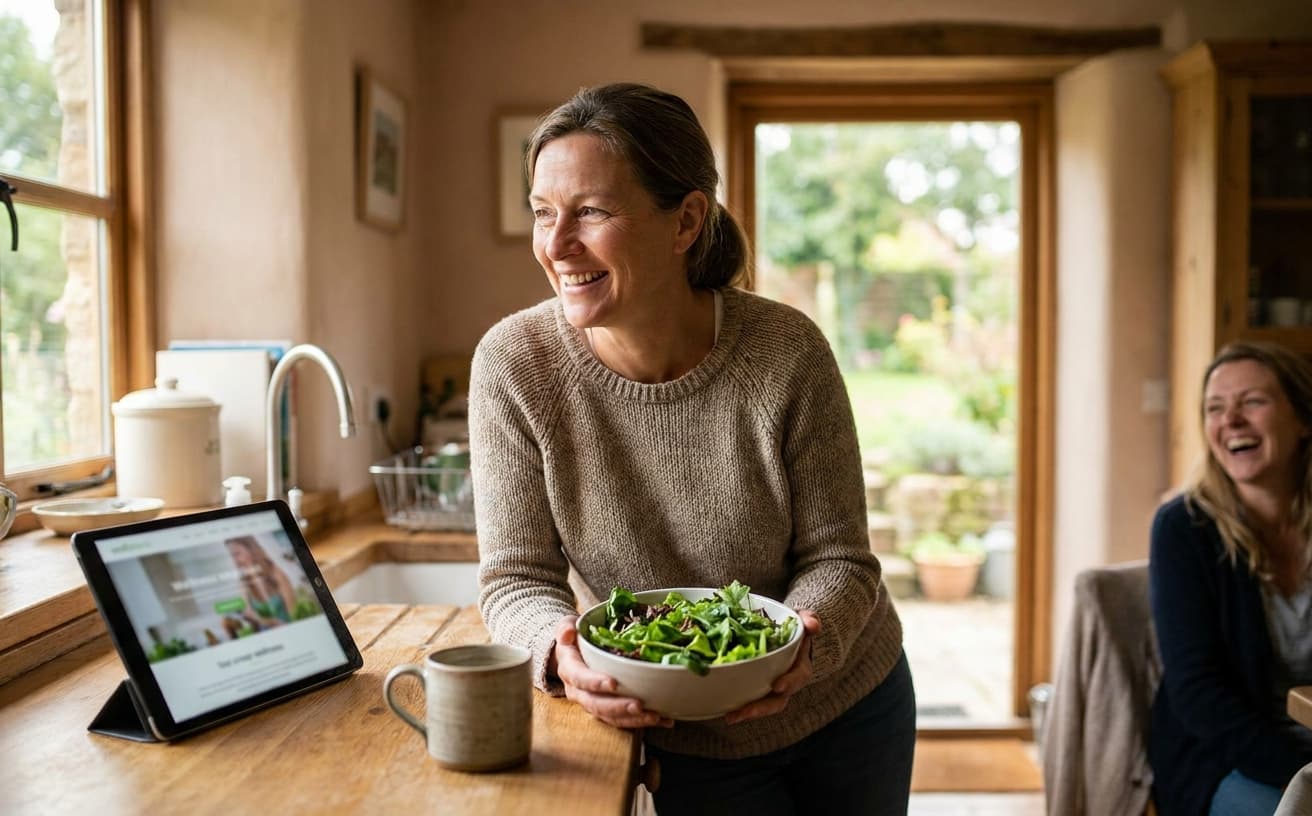 Photo-realistic editorial image for Perimenopause Weight Gain: Why It Happens and What Actually Helps