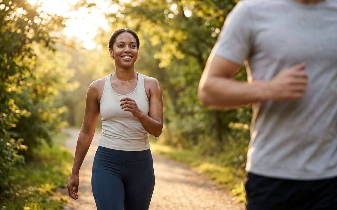 Photo-realistic editorial image for Zone 2 Cardio: The Low-Intensity Workout Everyone's Obsessed With in 2026